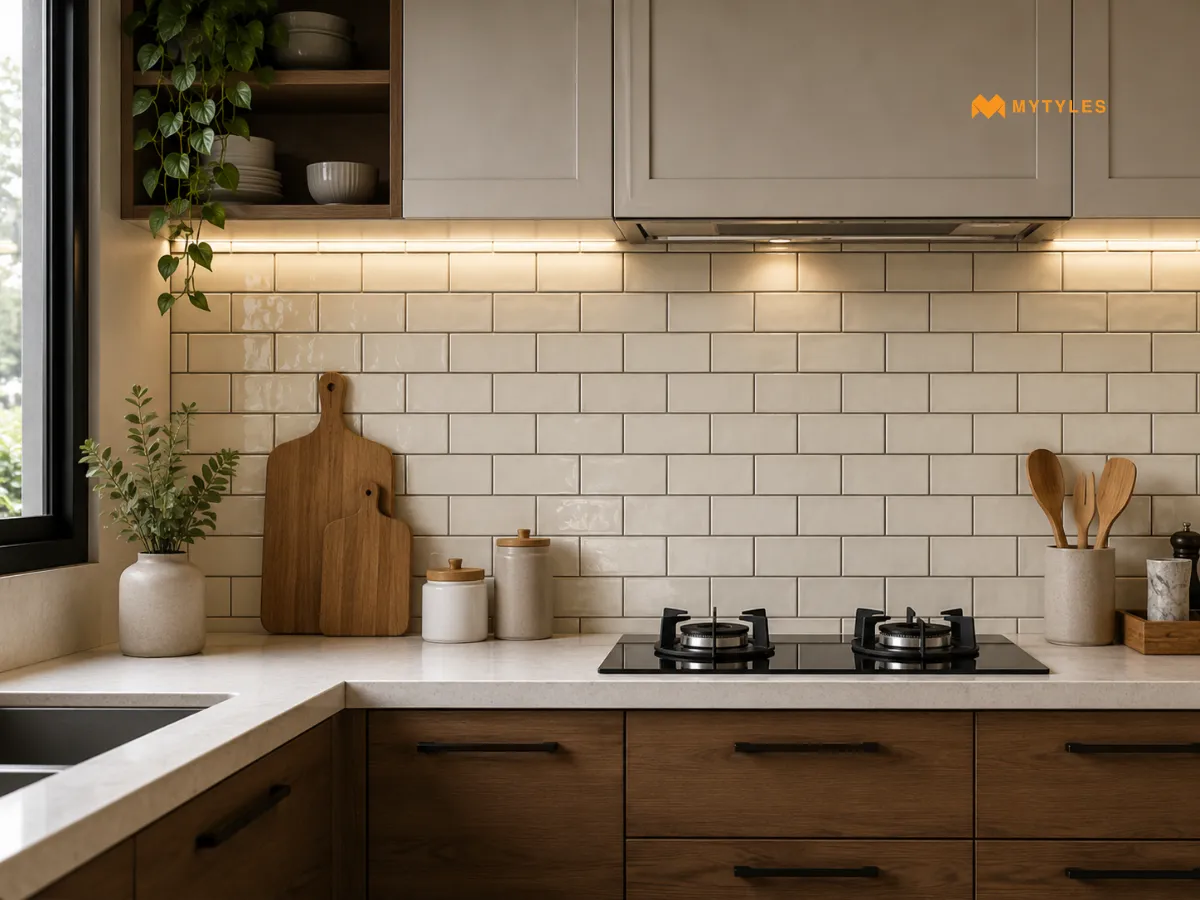 Subway Tile with Contrast Grout